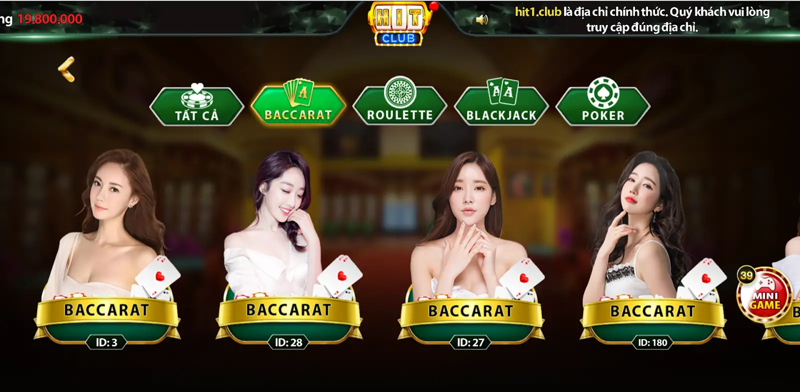 Live casino IWIN - Sảnh cá cược đẳng cấp nhất tại cổng game