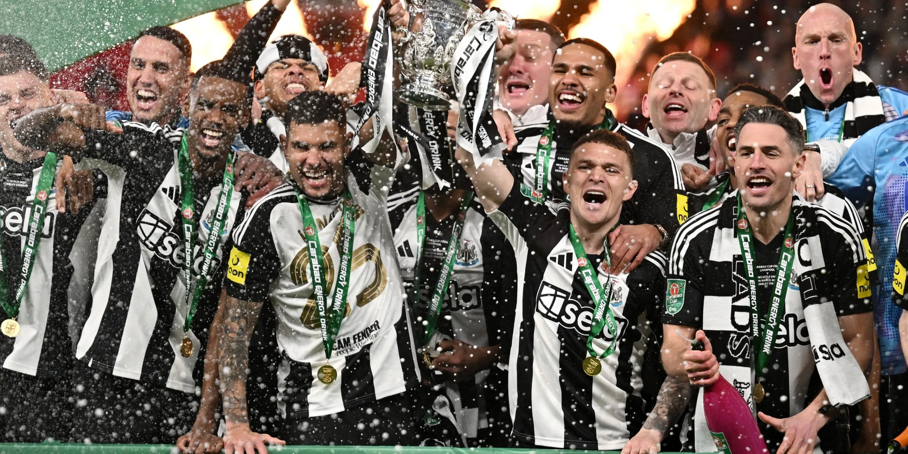 Khoảnh khắc ăn mừng của các cầu thủ Newcastle United