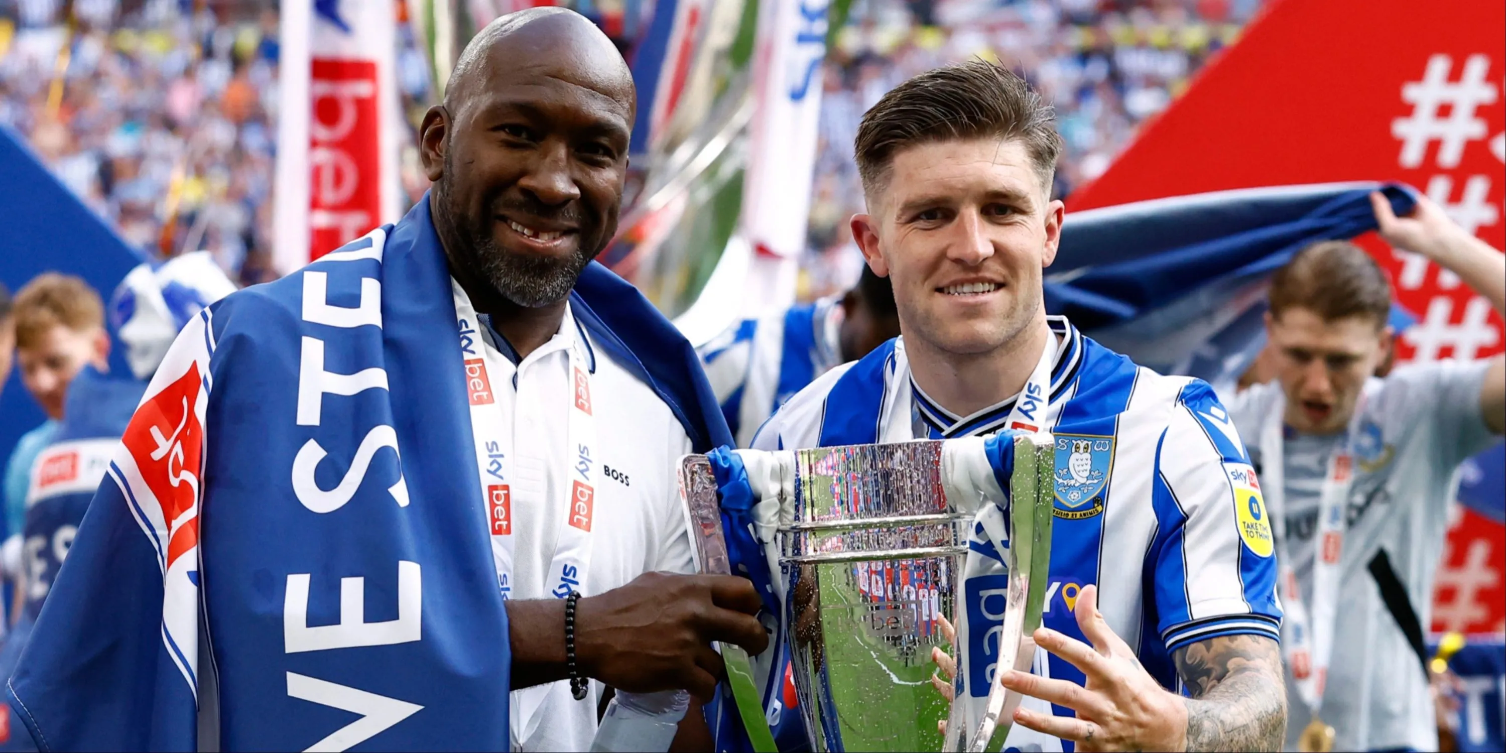 Sheffield Wednesday ăn mừng chiến thắng trong trận chung kết play-off League One