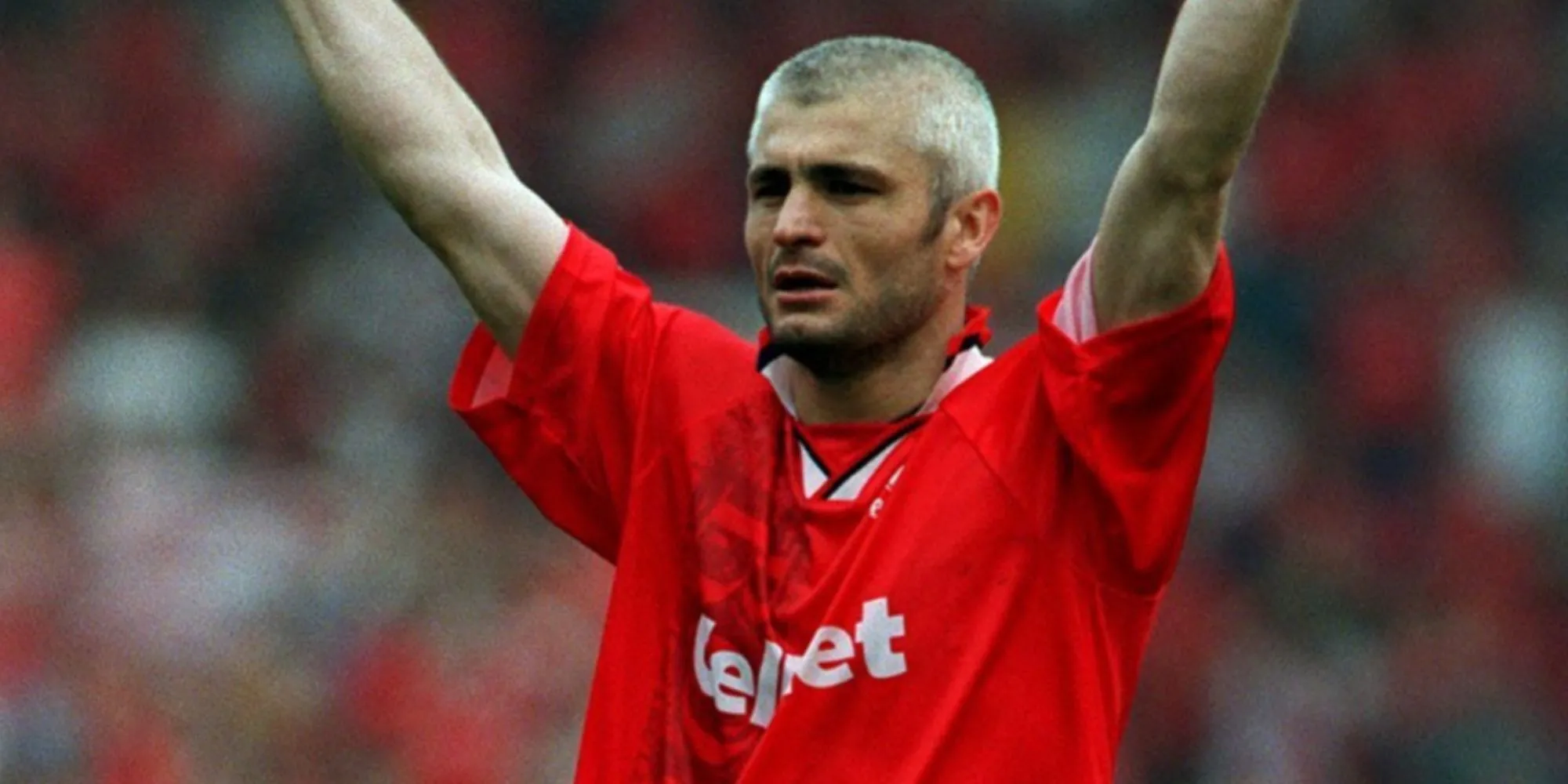 Fabrizio Ravanelli cầu thủ Middlesbrough có mức lương kỷ lục năm 1996