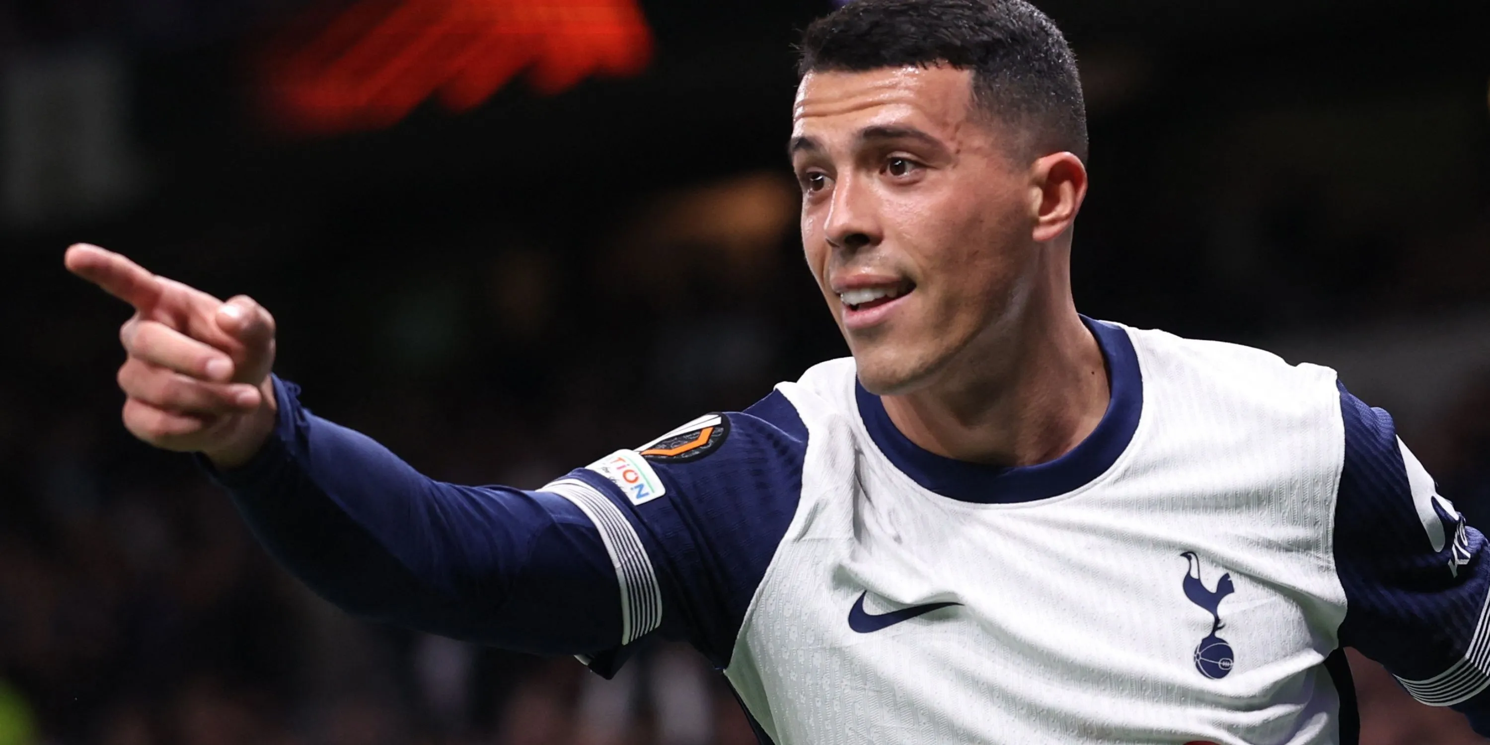 Hậu vệ Pedro Porro của Tottenham thi đấu ấn tượng trong một trận đấu tại Premier League mùa này.