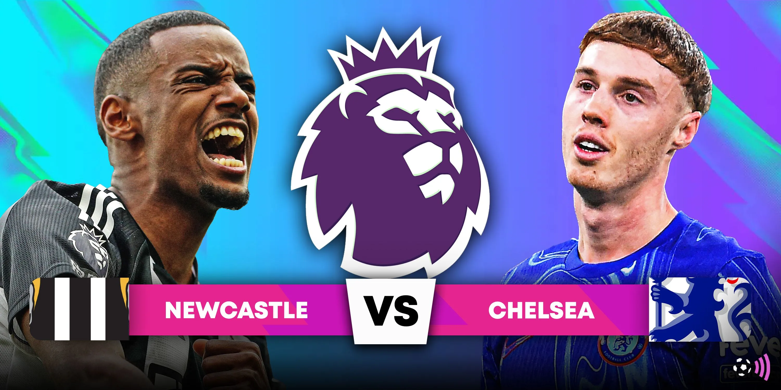 Pha tranh chấp giữa Alexander Isak của Newcastle và Cole Palmer của Chelsea trong một trận đấu Ngoại hạng Anh