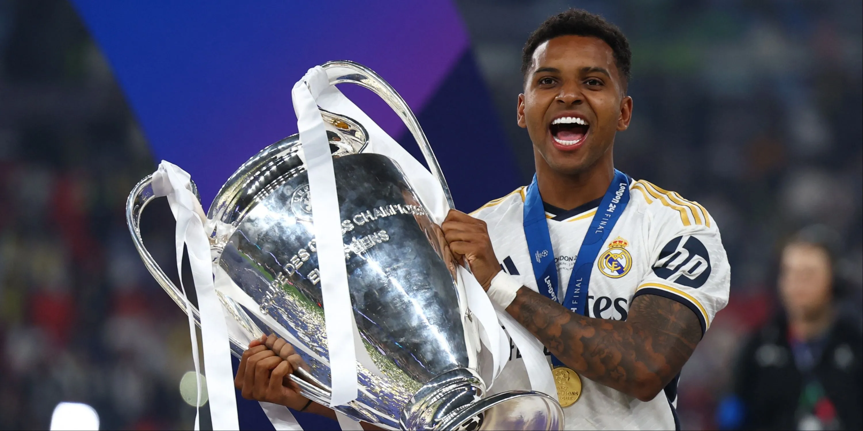 Rodrygo thi đấu cho Real Madrid tại Champions League