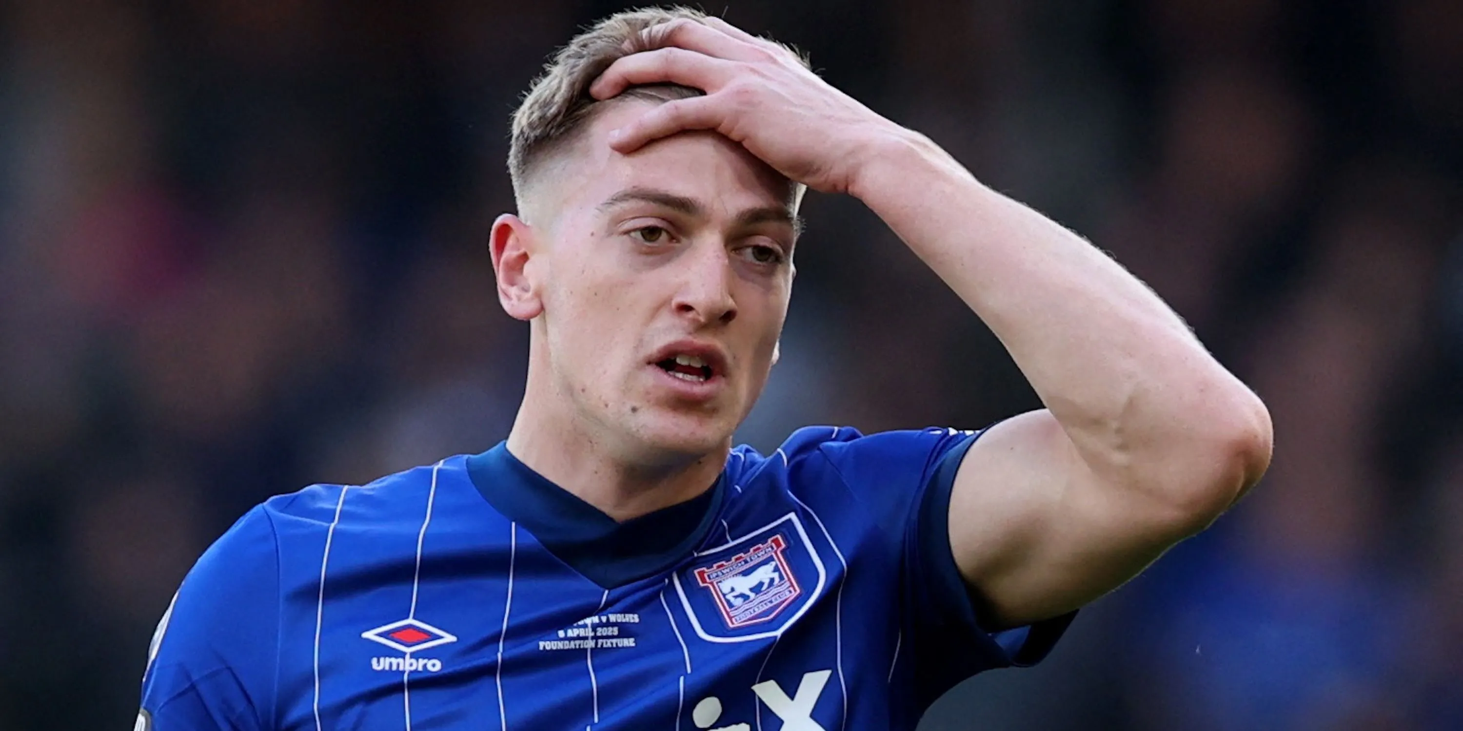 Tiền đạo Liam Delap, ngôi sao sắp rời Ipswich Town