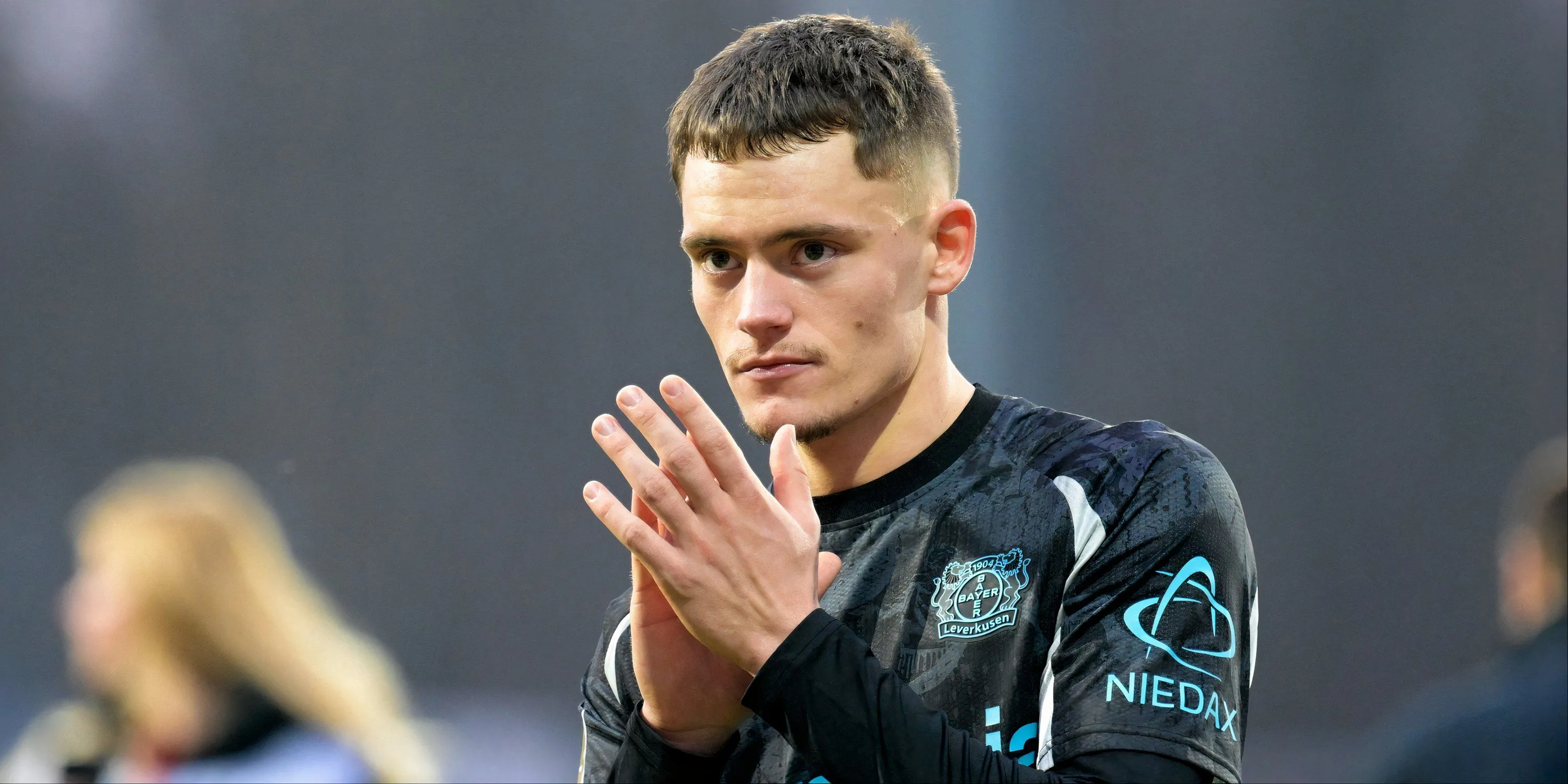 Tiền vệ tấn công Florian Wirtz trong màu áo Leverkusen