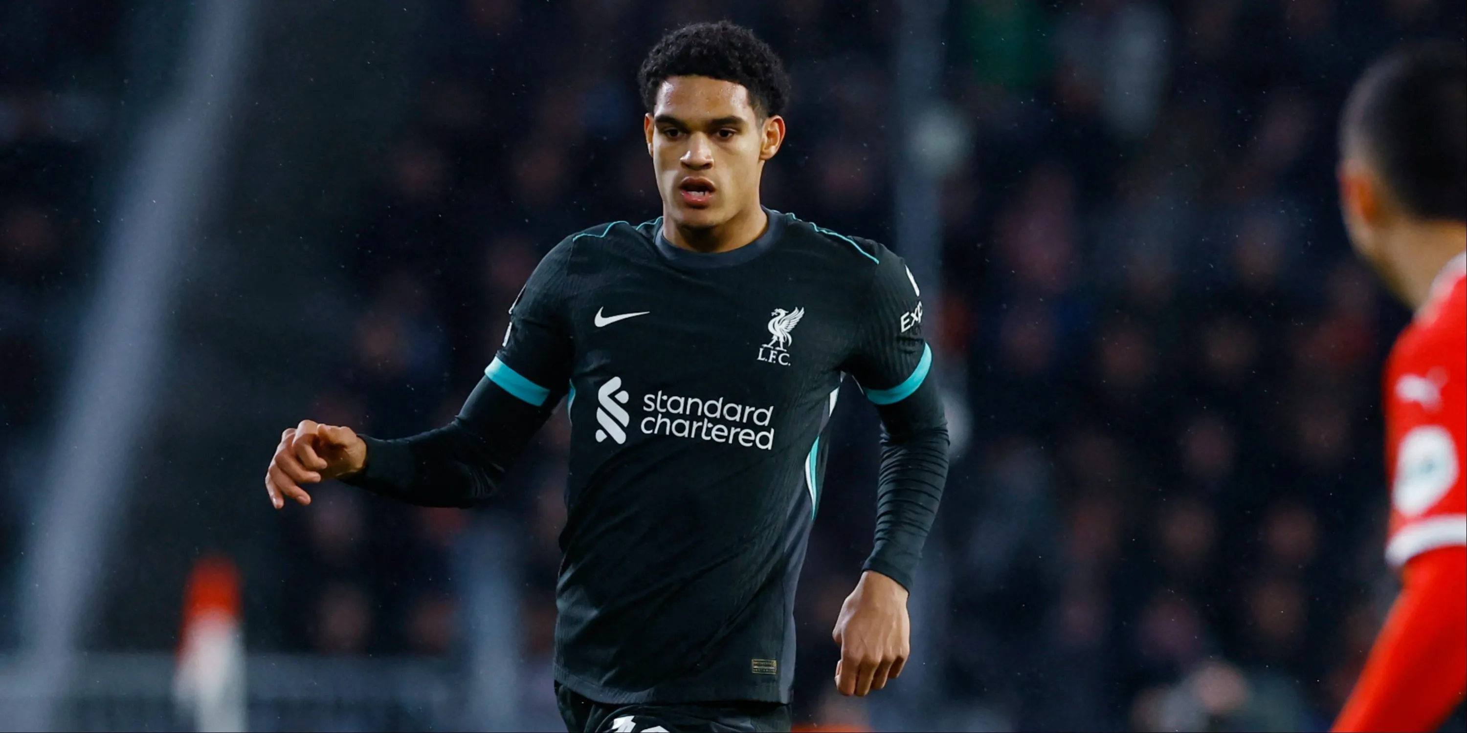 Trung vệ Jarell Quansah của Liverpool trong một trận đấu Ngoại hạng Anh