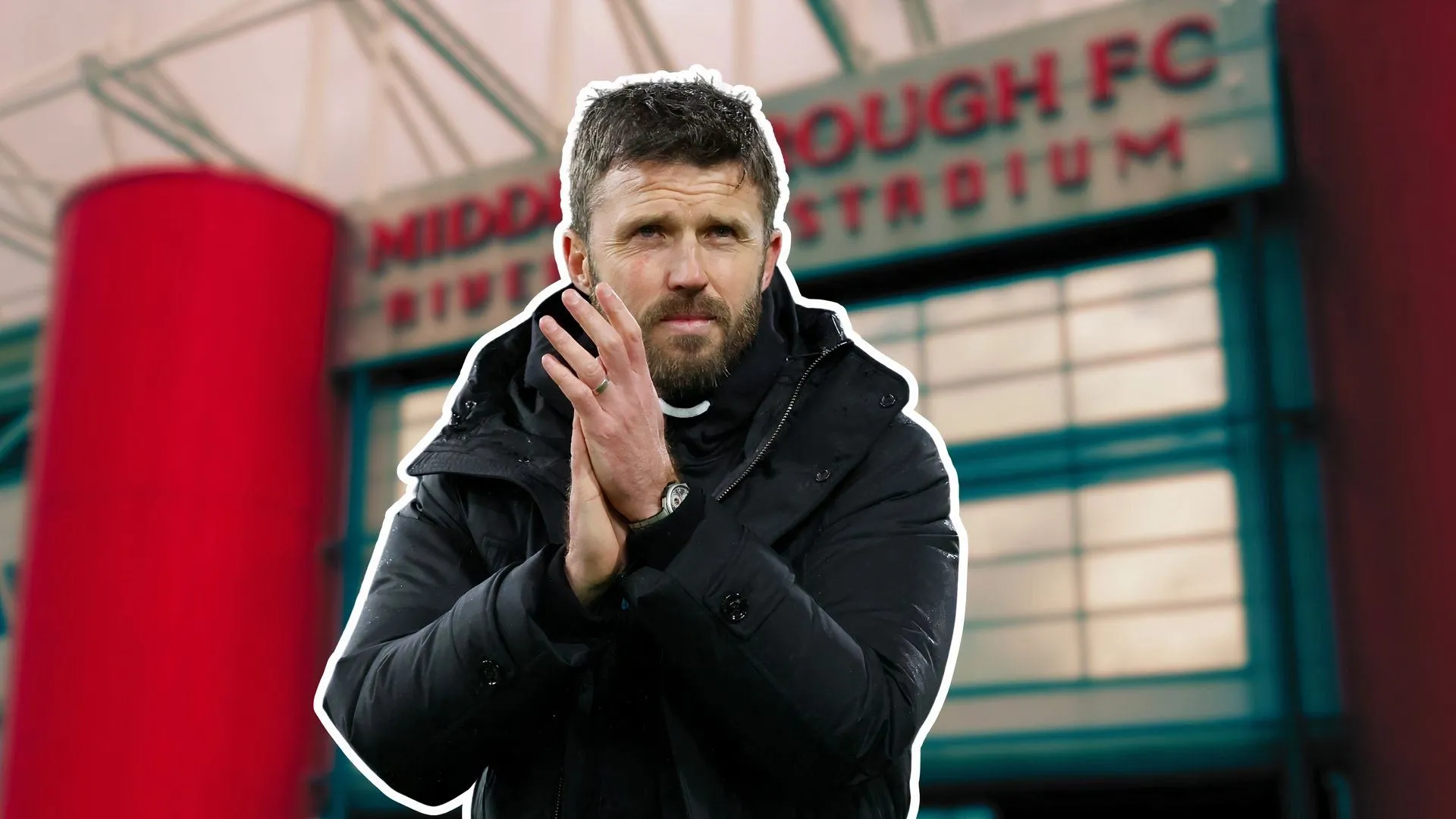 Michael Carrick trong màu áo HLV trưởng Middlesbrough