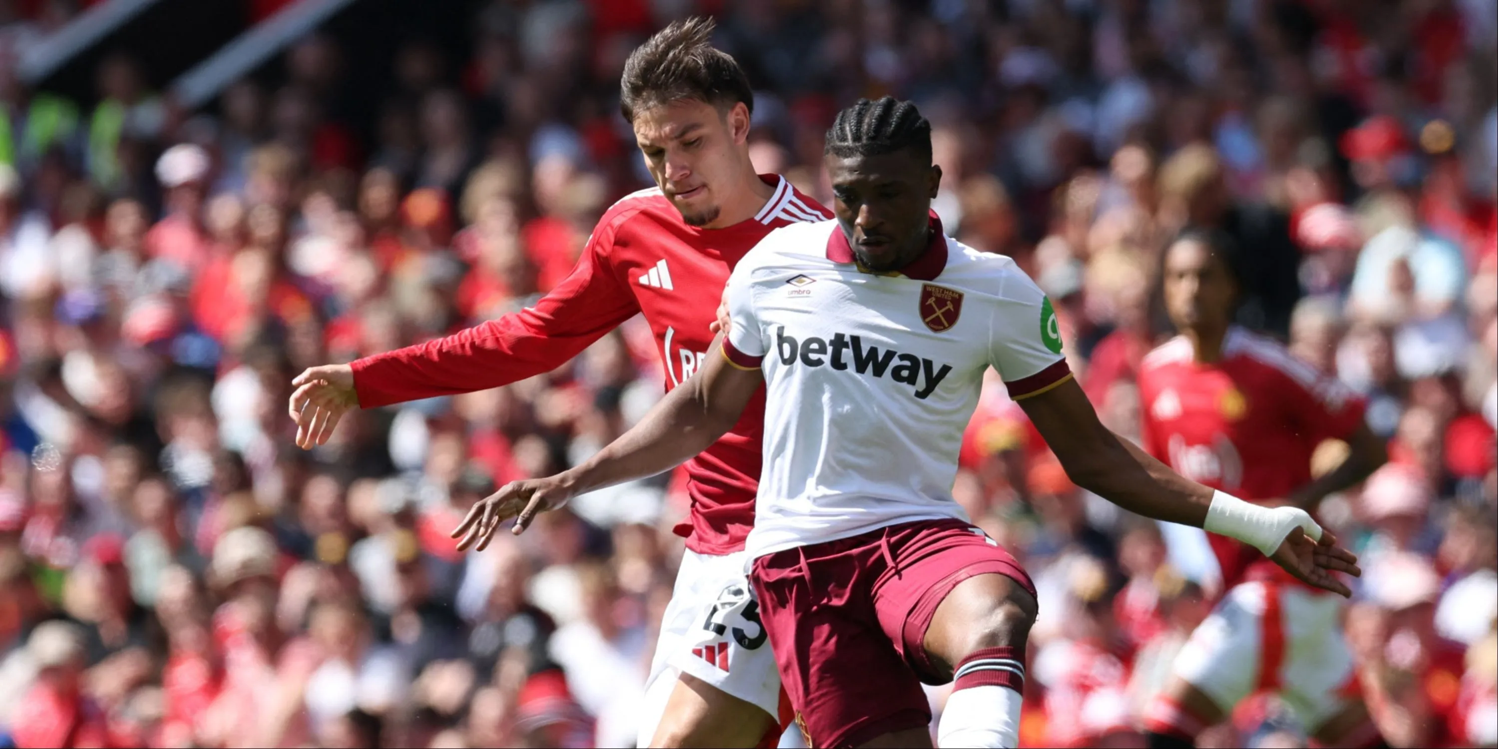 Mohammed Kudus trong màu áo West Ham