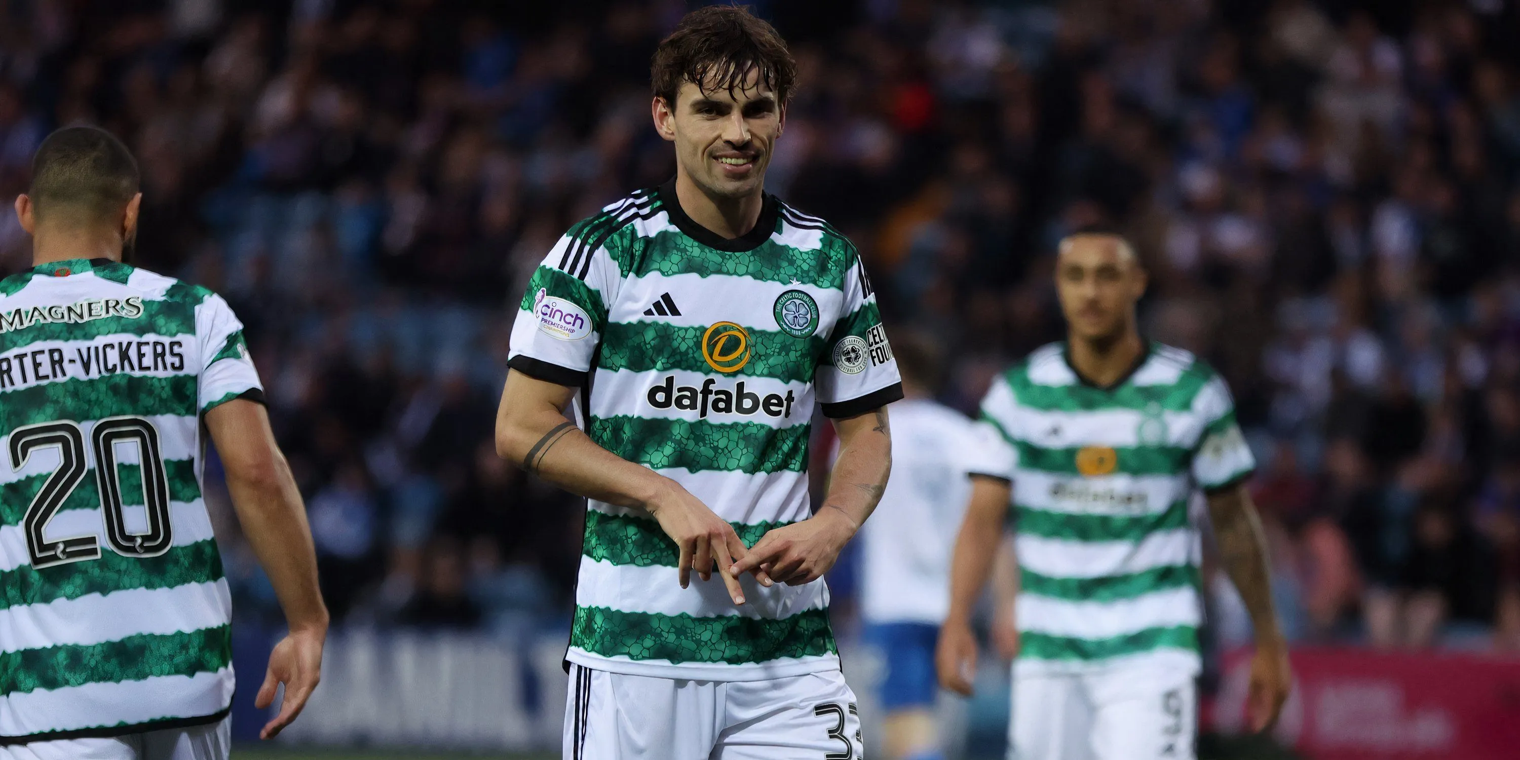 Cầu thủ Matt O'Riley trong màu áo Celtic