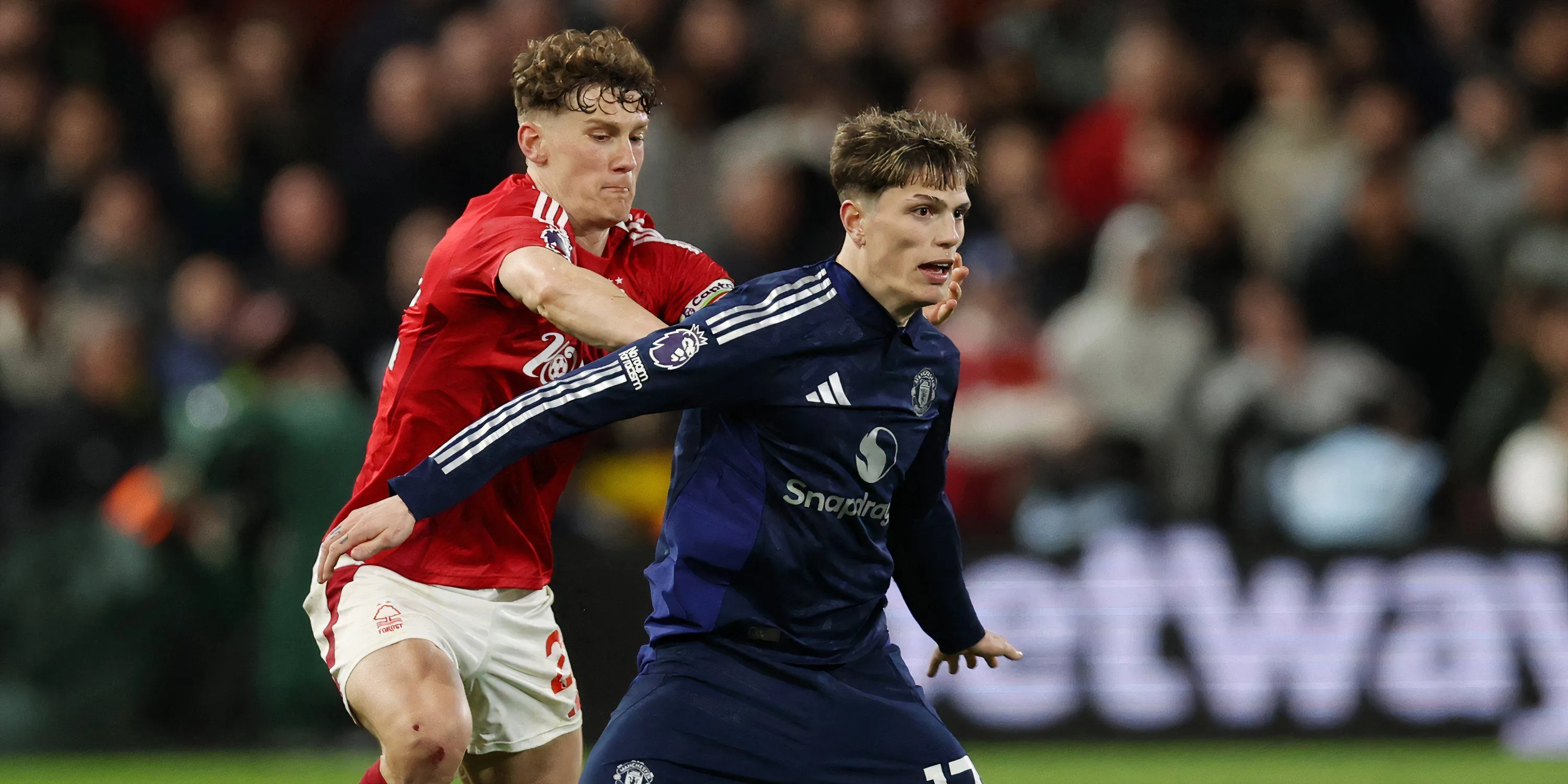 Garnacho đột phá trong trận MU gặp Nottingham Forest