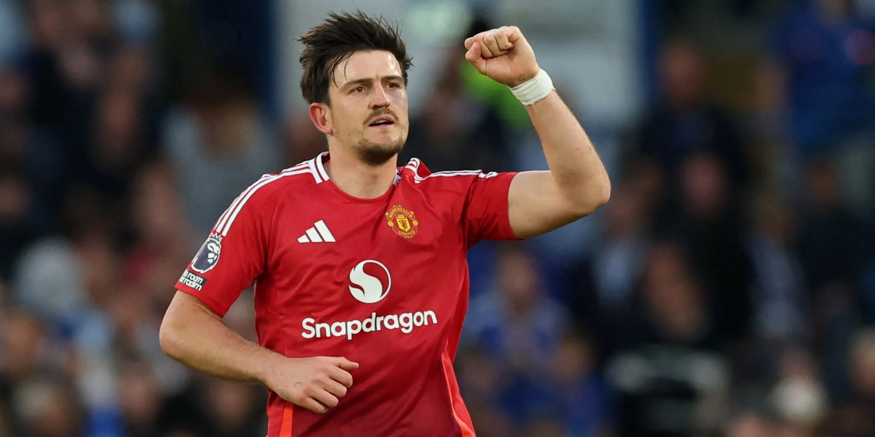 Harry Maguire, trung vệ kinh nghiệm của Manchester United, người mà Eivind Helland có thể cạnh tranh vị trí.