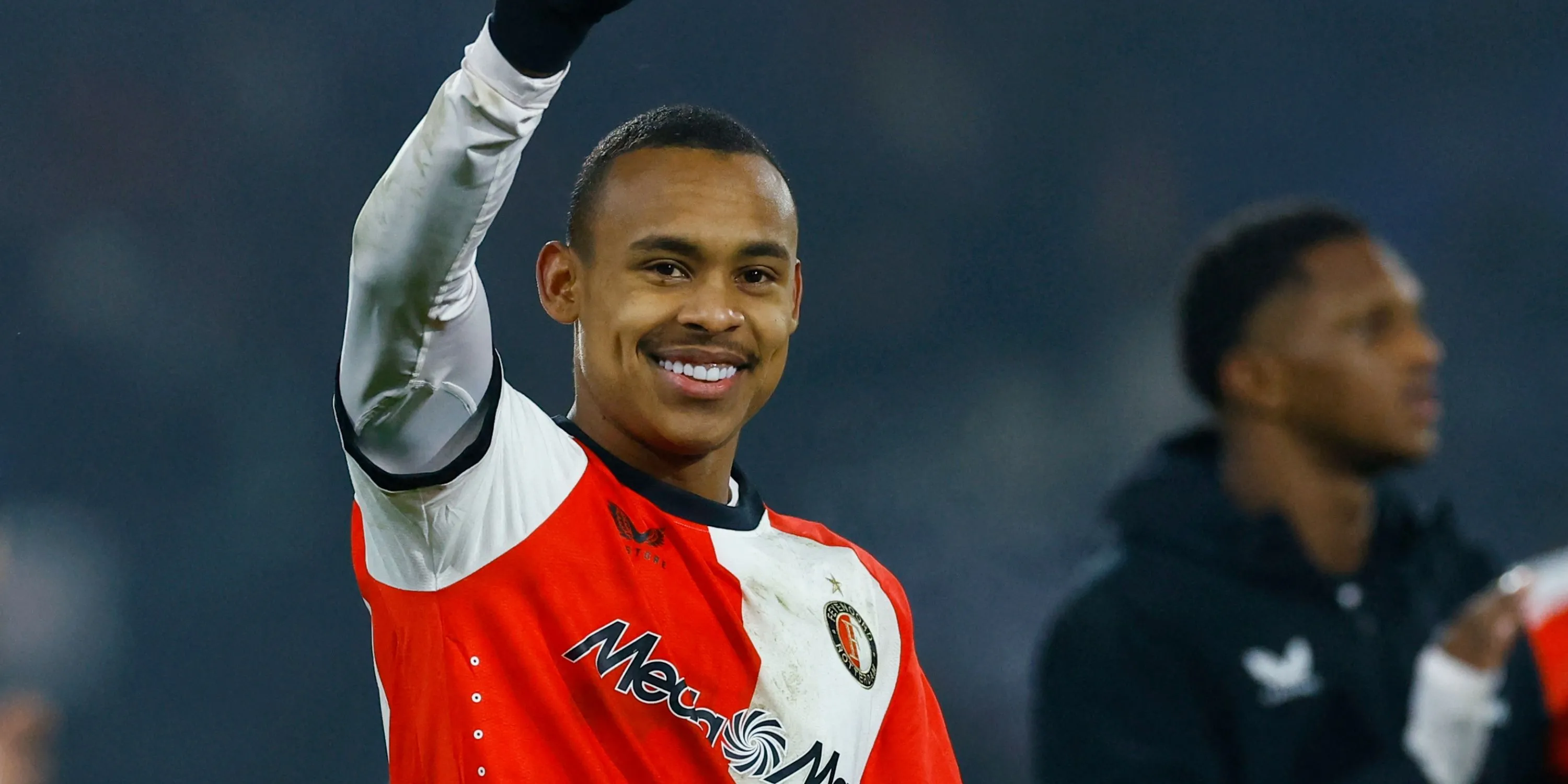 Igor Paixao ăn mừng bàn thắng trong màu áo Feyenoord