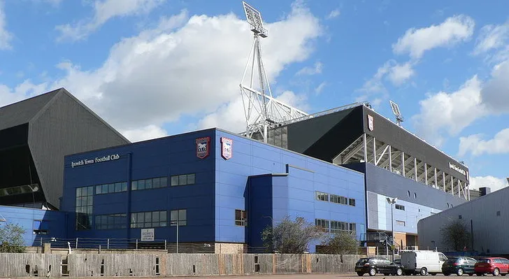Khán đài South Stand tại sân Portman Road, Ipswich Town