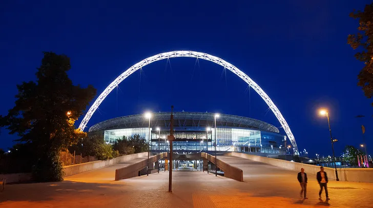 Khu vực hospitality sang trọng bên trong sân Wembley
