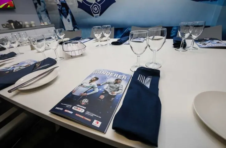 Khu vực hospitality tại Toughsheet Community Stadium