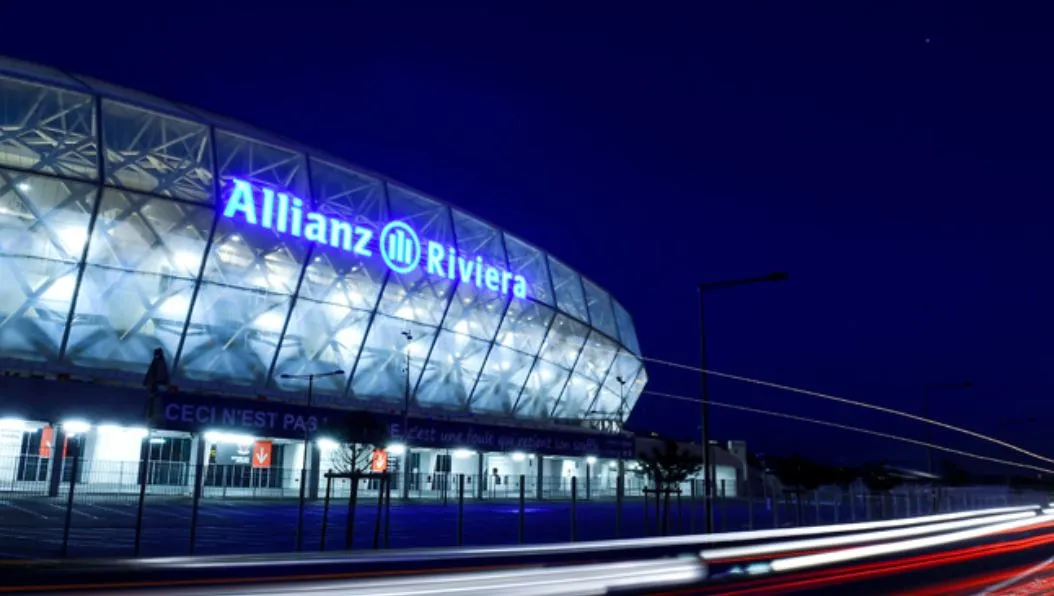 Khu vực khách sạn và dịch vụ VIP sang trọng tại sân vận động Allianz Riviera, sẵn sàng phục vụ những trải nghiệm đẳng cấp