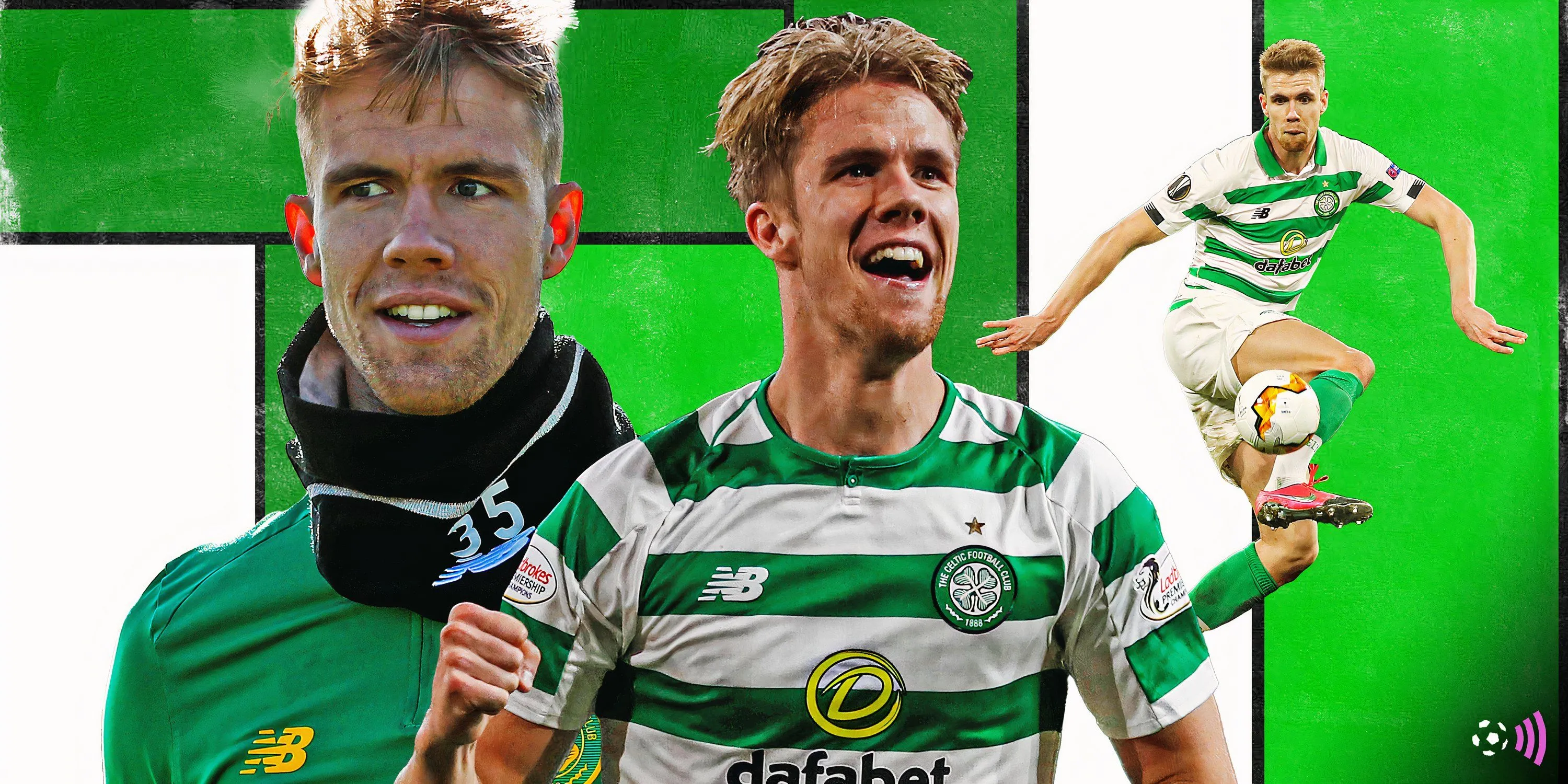 Kristoffer Ajer trong màu áo Celtic, hình mẫu cho thương vụ Andrej Bacanin tiềm năng