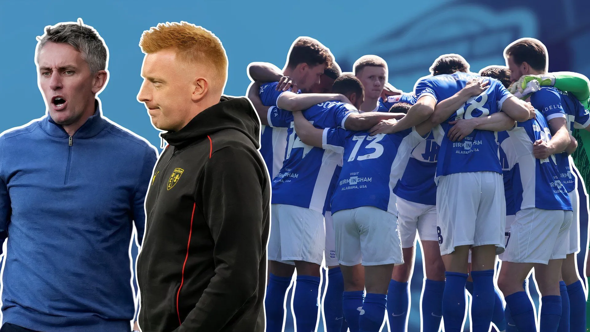 Logos của Birmingham City, Ipswich Town và Southampton FC