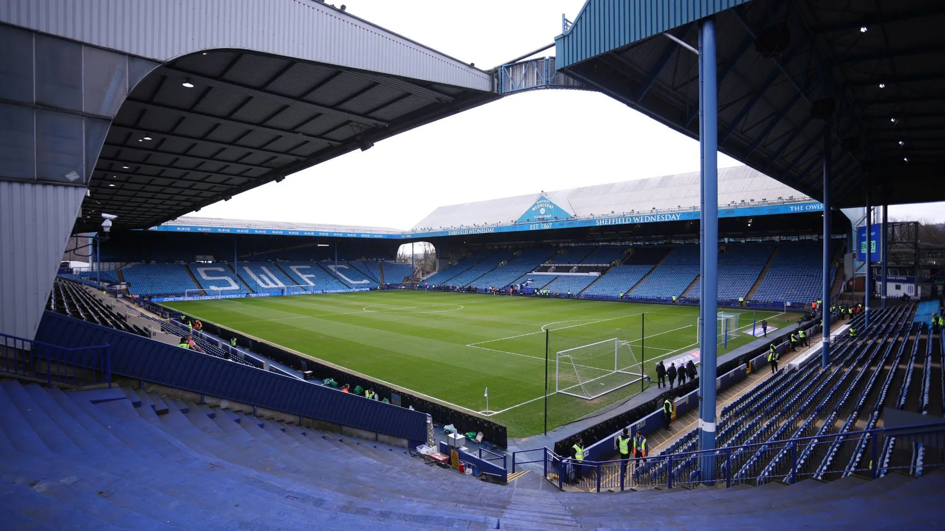 Sân Hillsborough, sân nhà của Sheffield Wednesday, bối cảnh của cuộc khủng hoảng tài chính CLB