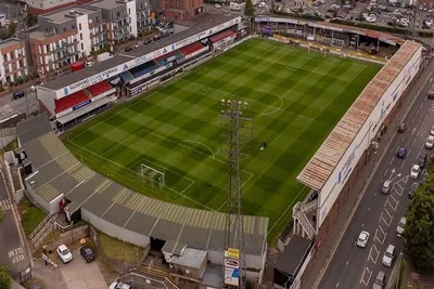 Sân vận động Edgar Street, sân nhà lâu đời của câu lạc bộ Hereford FC tại Anh.