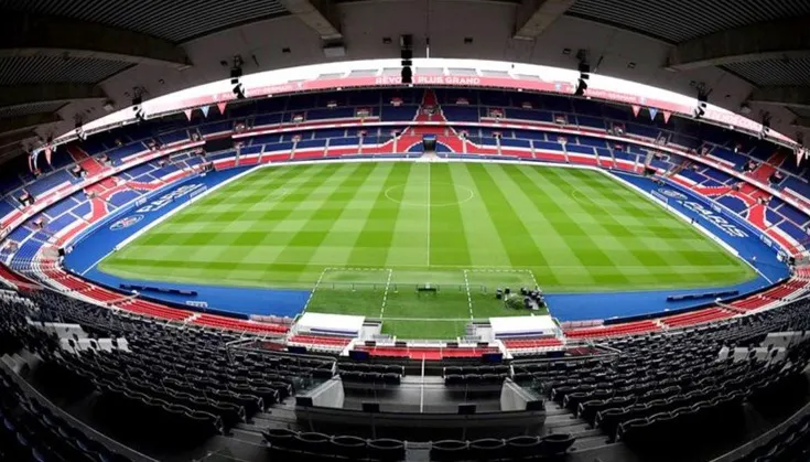 Sơ đồ chi tiết các khán đài và khu vực chỗ ngồi tại sân vận động Parc des Princes