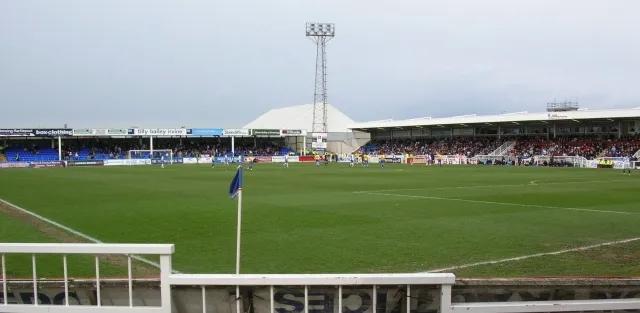 Sơ đồ chi tiết các khán đài và khu vực chỗ ngồi tại sân vận động Victoria Park của Hartlepool United.