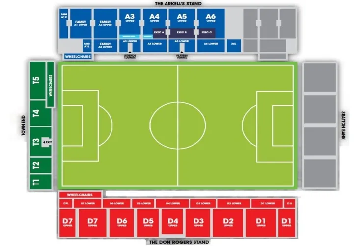 Sơ đồ chỗ ngồi sân vận động County Ground