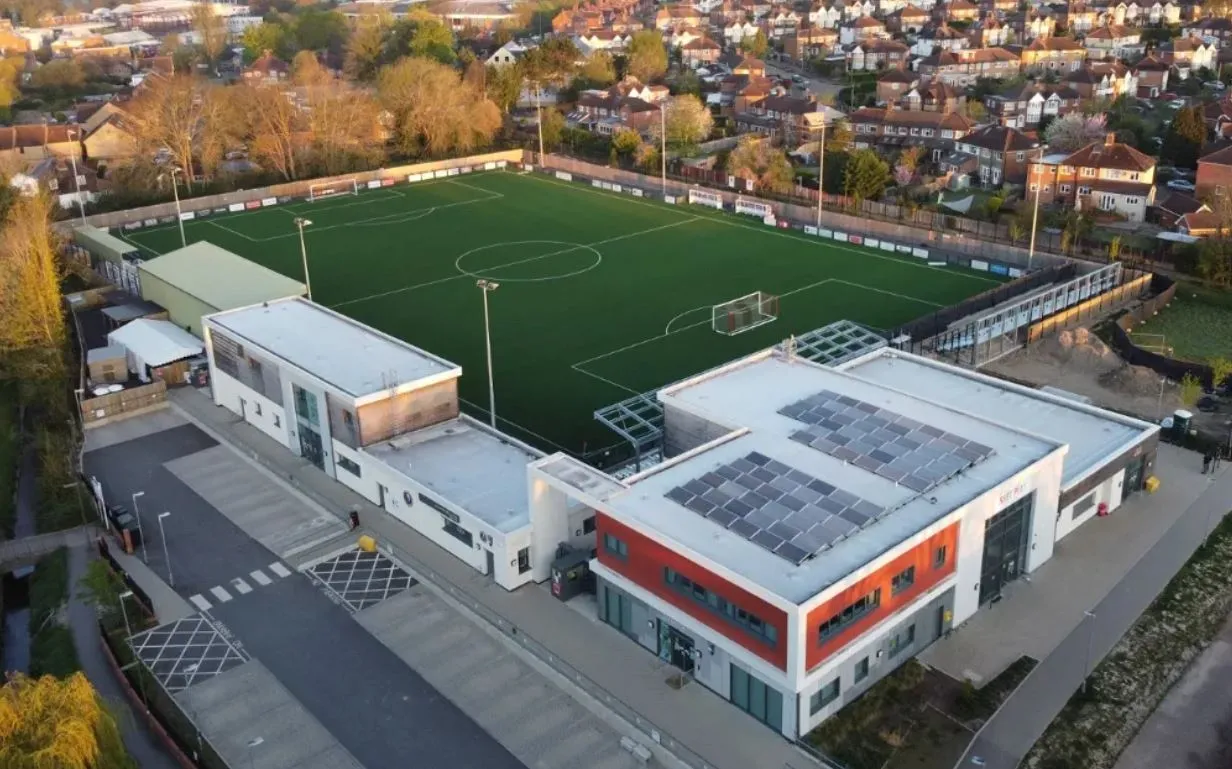 Sơ đồ sân Meadowbank nhìn từ trên cao