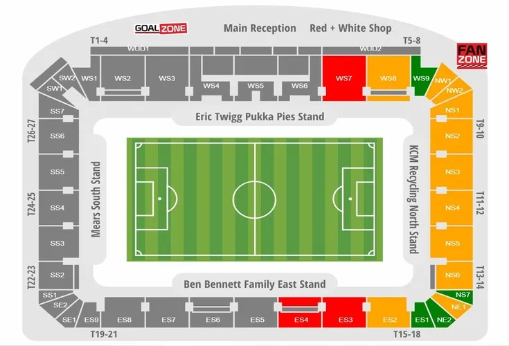 Sơ đồ tổng thể sân vận động New York Stadium