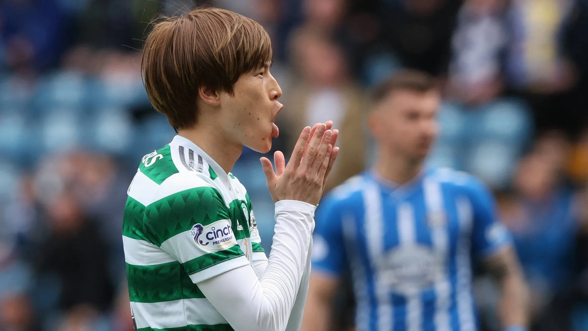 Tiền đạo Kyogo Furuhashi khi còn thi đấu cho Celtic