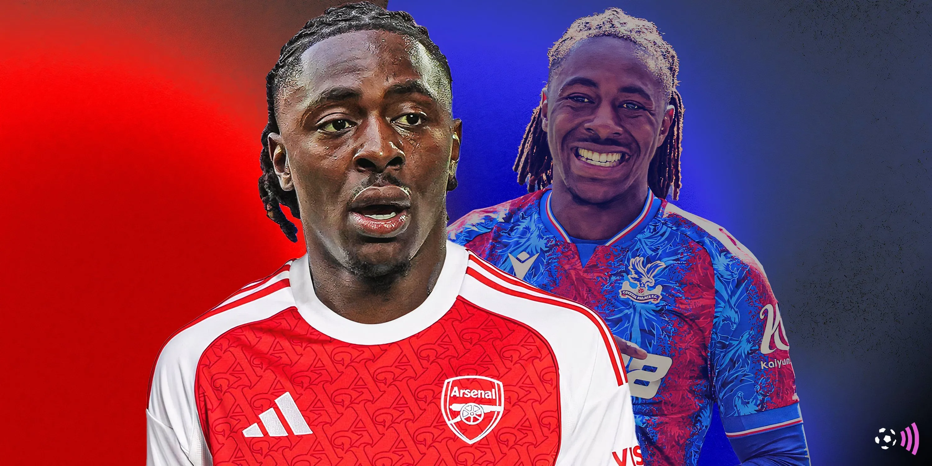 Tiền vệ cánh Eberechi Eze của Crystal Palace, mục tiêu chuyển nhượng tiềm năng mà Arsenal đang nhắm đến để tăng cường hàng công.