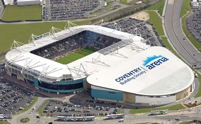 Toàn cảnh sân vận động Coventry Building Society Arena từ trên cao