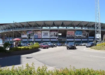 Tổng quan sân vận động Balaídos, ngôi nhà lịch sử của Celta Vigo ở thành phố Vigo.