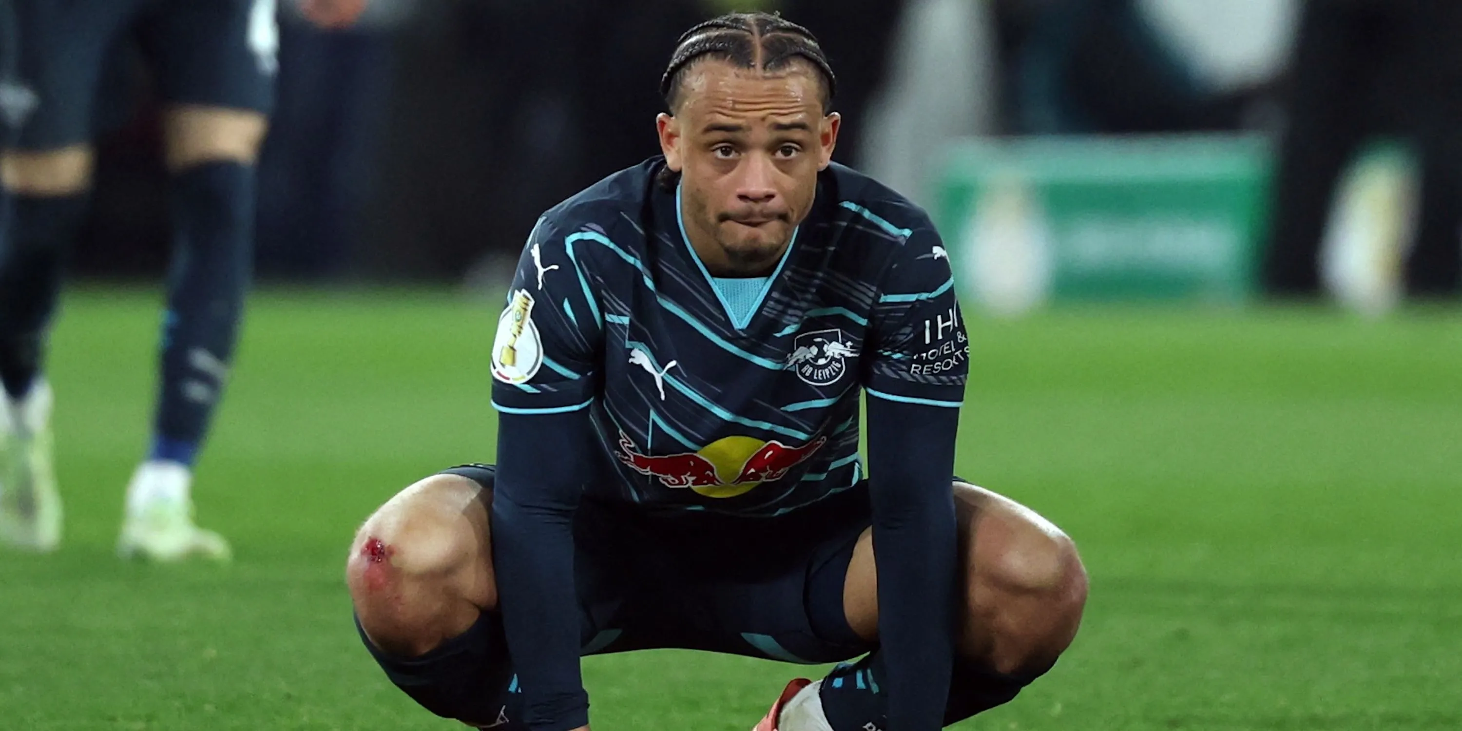 Xavi Simons trong màu áo RB Leipzig, cầu thủ trẻ Hà Lan thể hiện phong độ ấn tượng trước khi được Chelsea quan tâm.