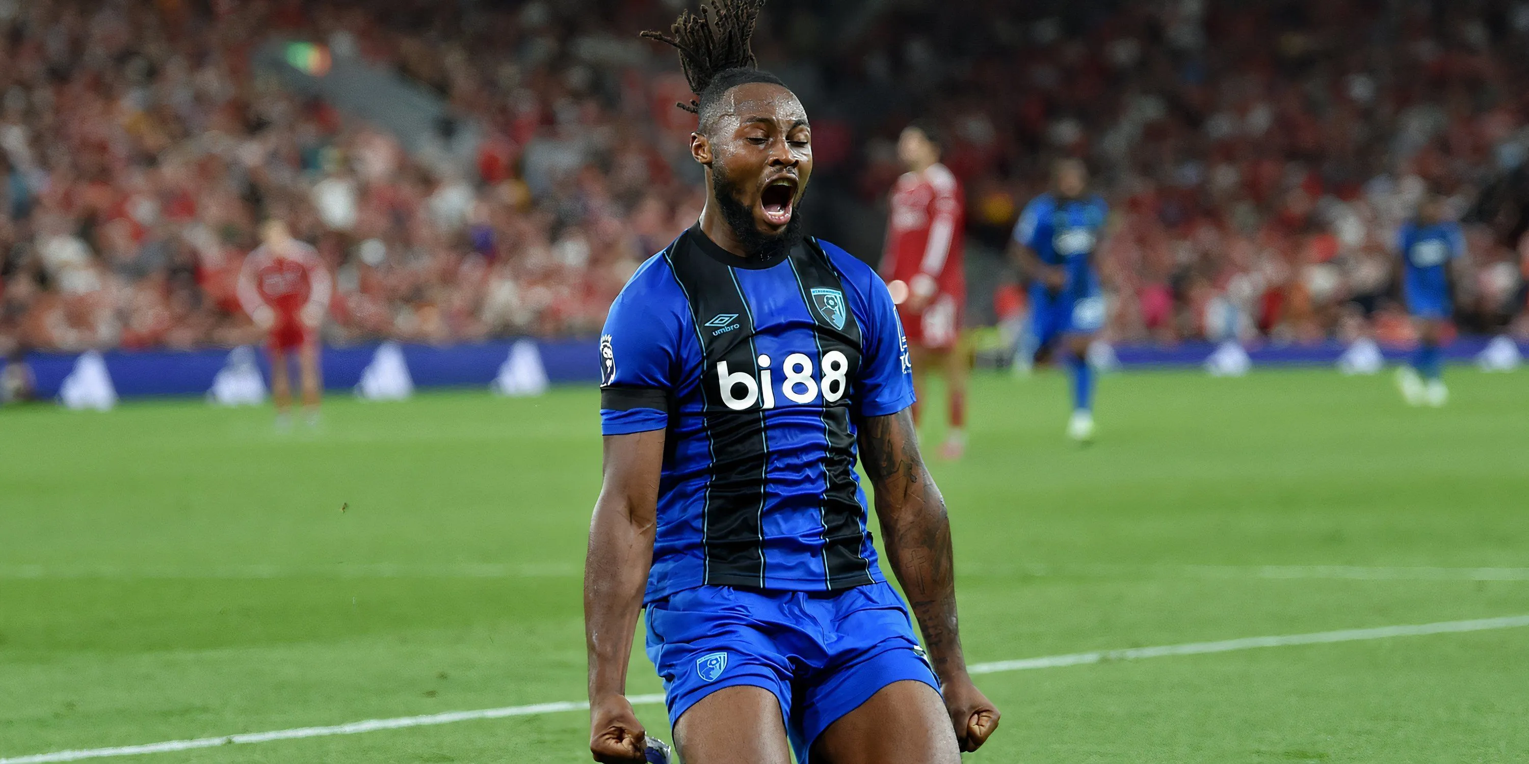 Antoine Semenyo ghi bàn cho Bournemouth