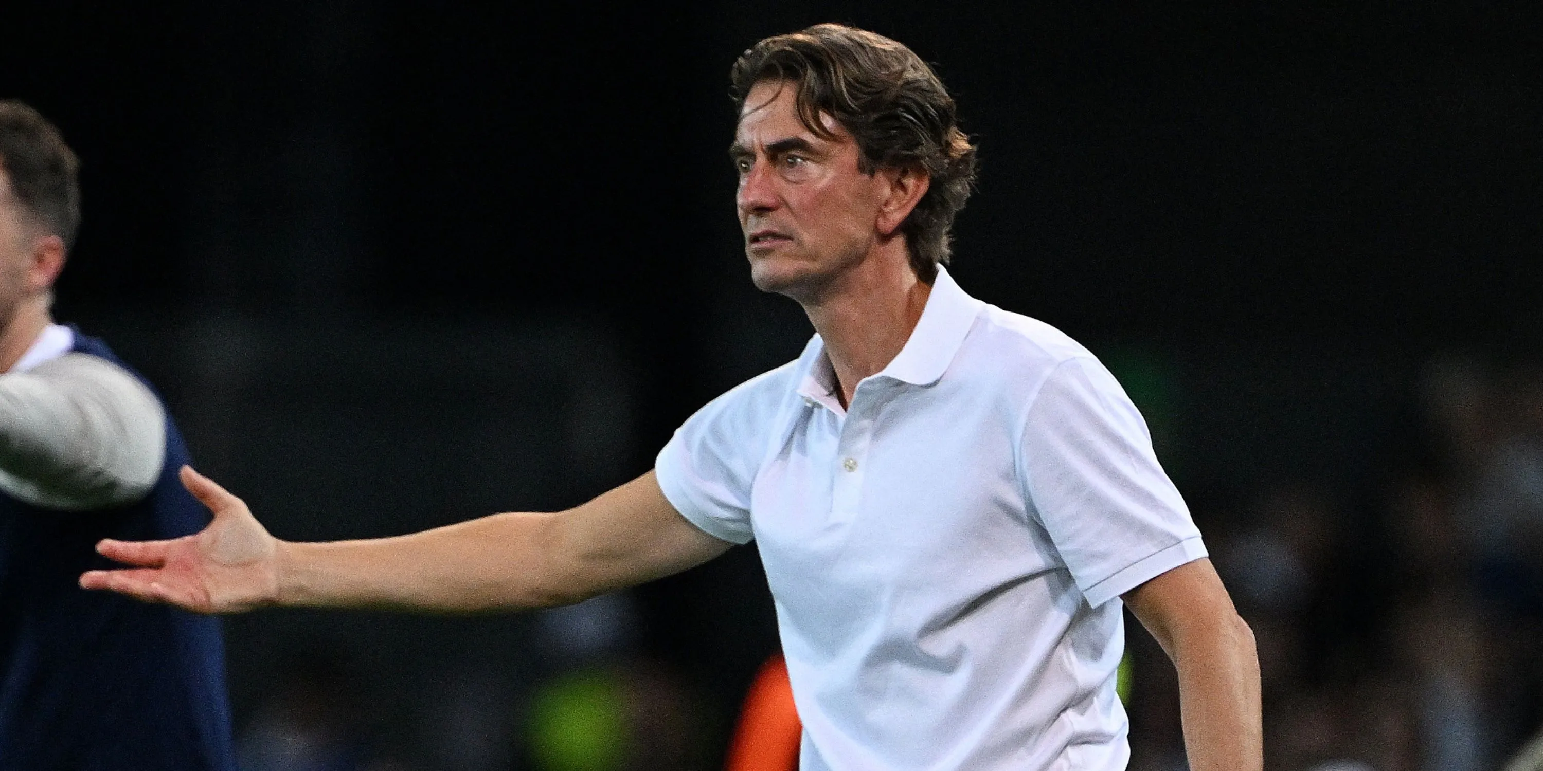 Thomas Frank trên băng ghế chỉ đạo của Tottenham tại Premier League
