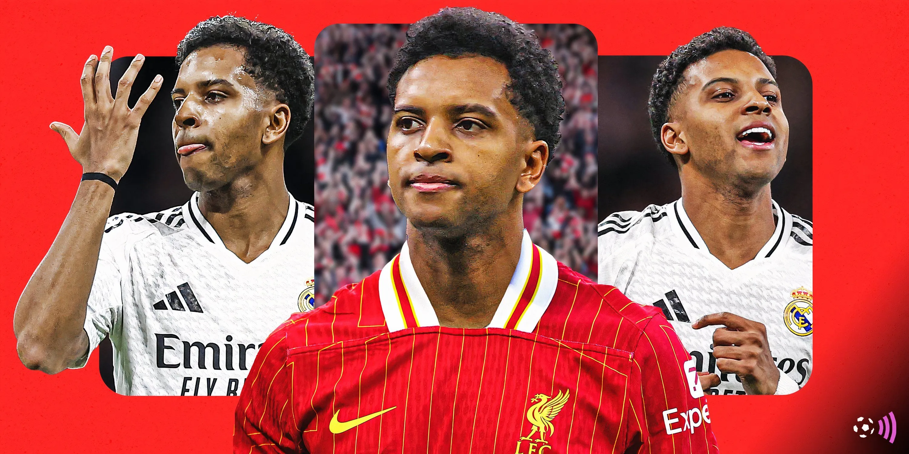 Tiền đạo Rodrygo Goes của Real Madrid trong màu áo Liverpool (ảnh minh họa)