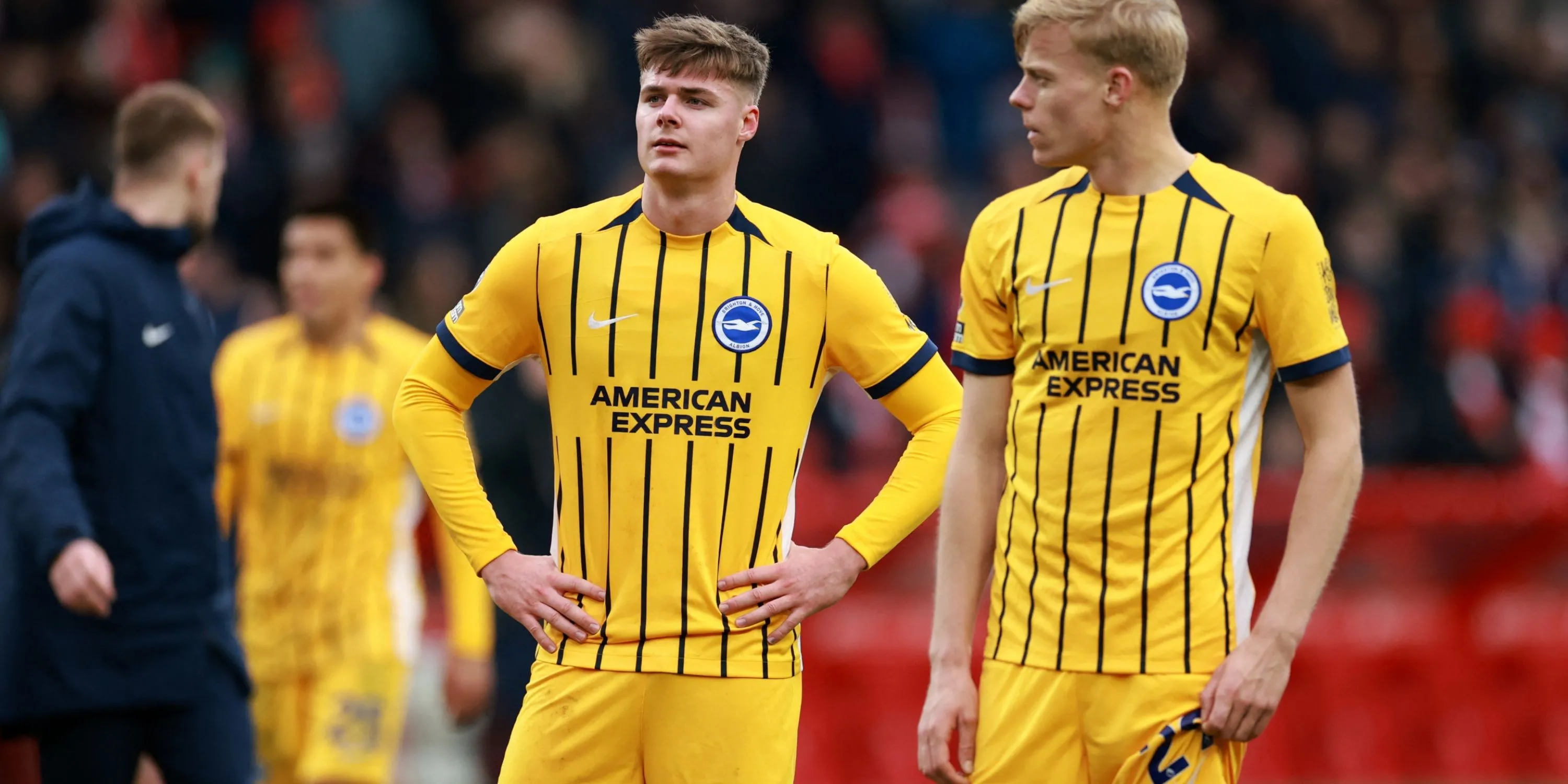Evan Ferguson tiền đạo Brighton trong trận đấu Premier League