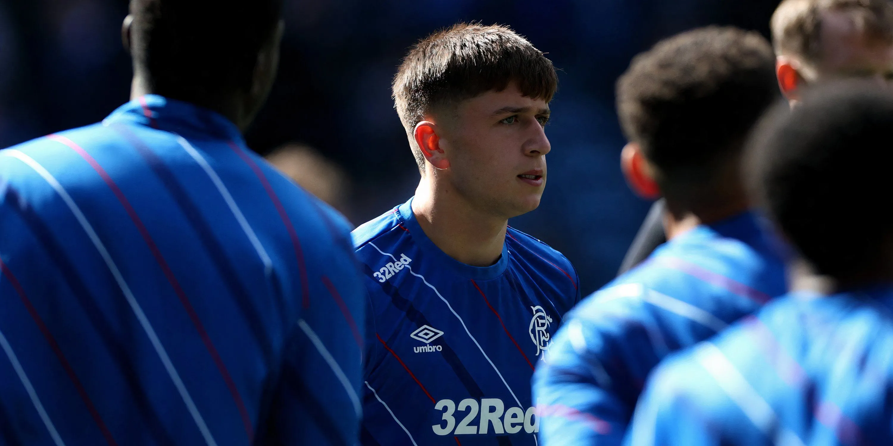 Mikey Moore trong màu áo Rangers, chưa tạo ra nhiều ảnh hưởng trên cánh phải