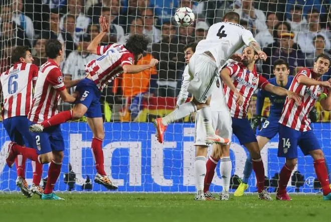 Ramos gỡ hòa phút bù giờ cuối cùng, mở ra cuộc ngược dòng lịch sử cho Real ở hiệp phụ.