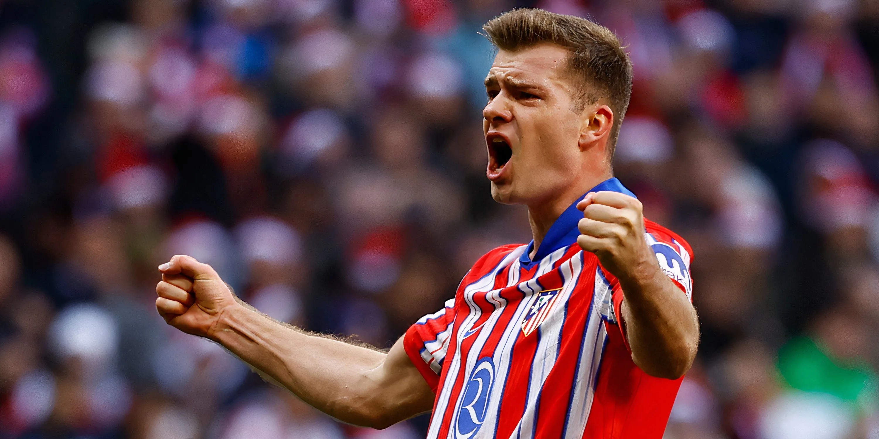 Alexander Sorloth trong màu áo Atletico Madrid tại La Liga