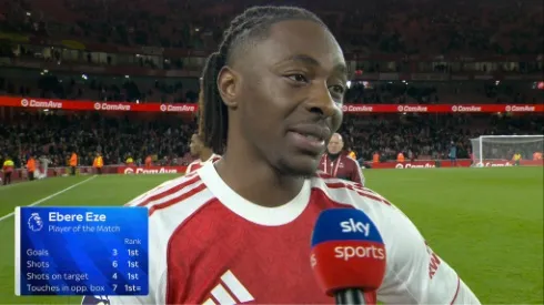 Eze và những thống kê ấn tượng trước Tottenham